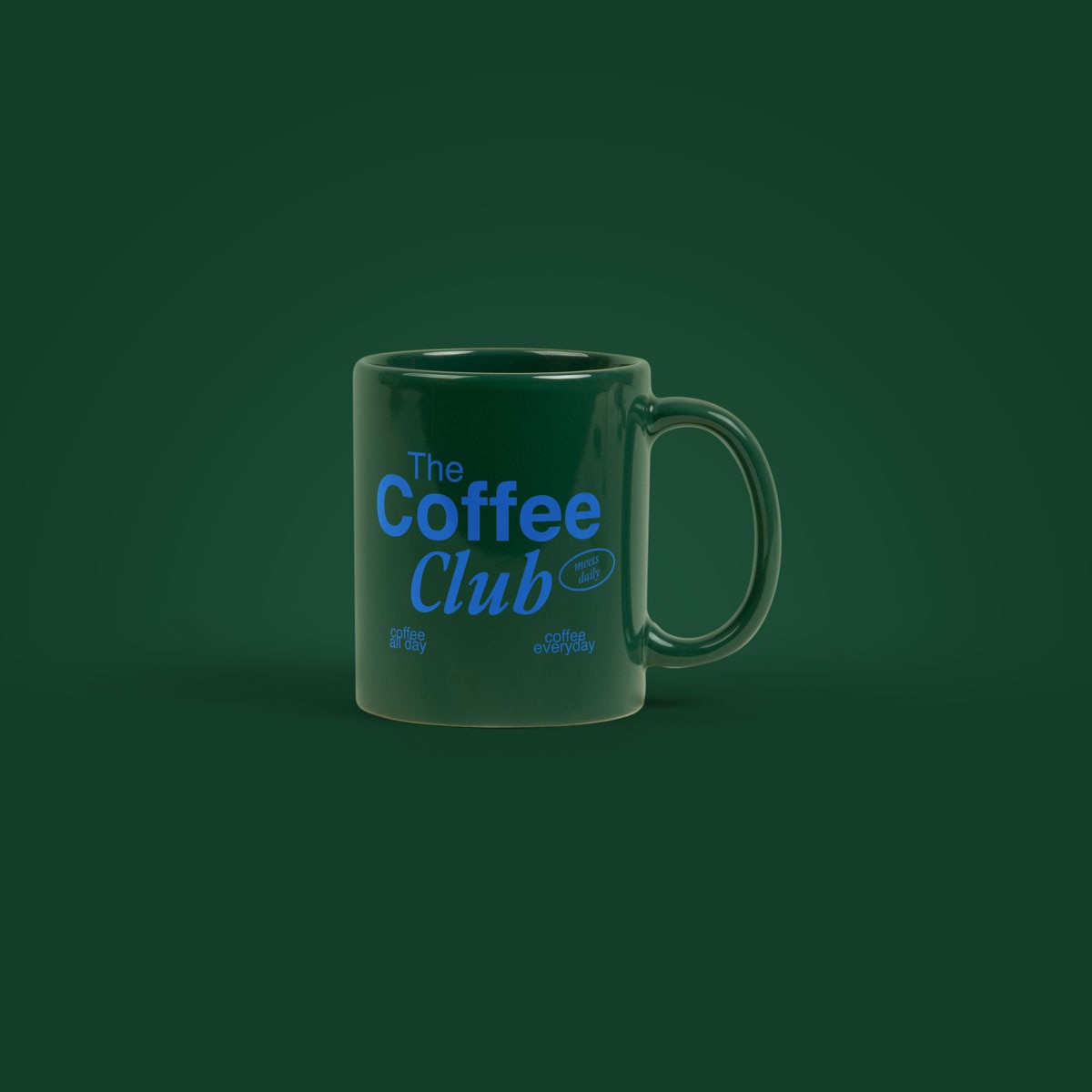 Simple Ceramic Mug 11oz - Emerald