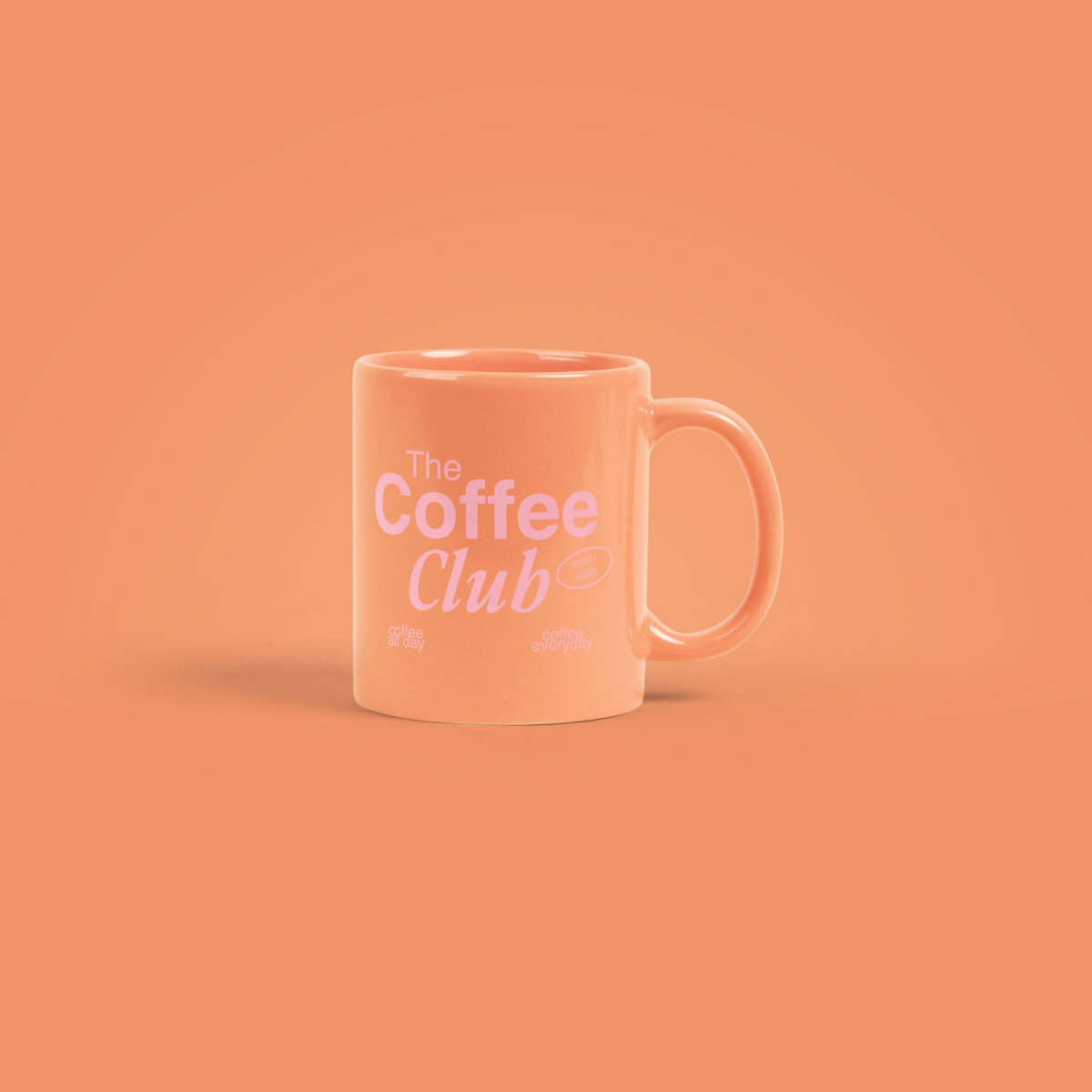 Simple Ceramic Mug 11oz - Melon