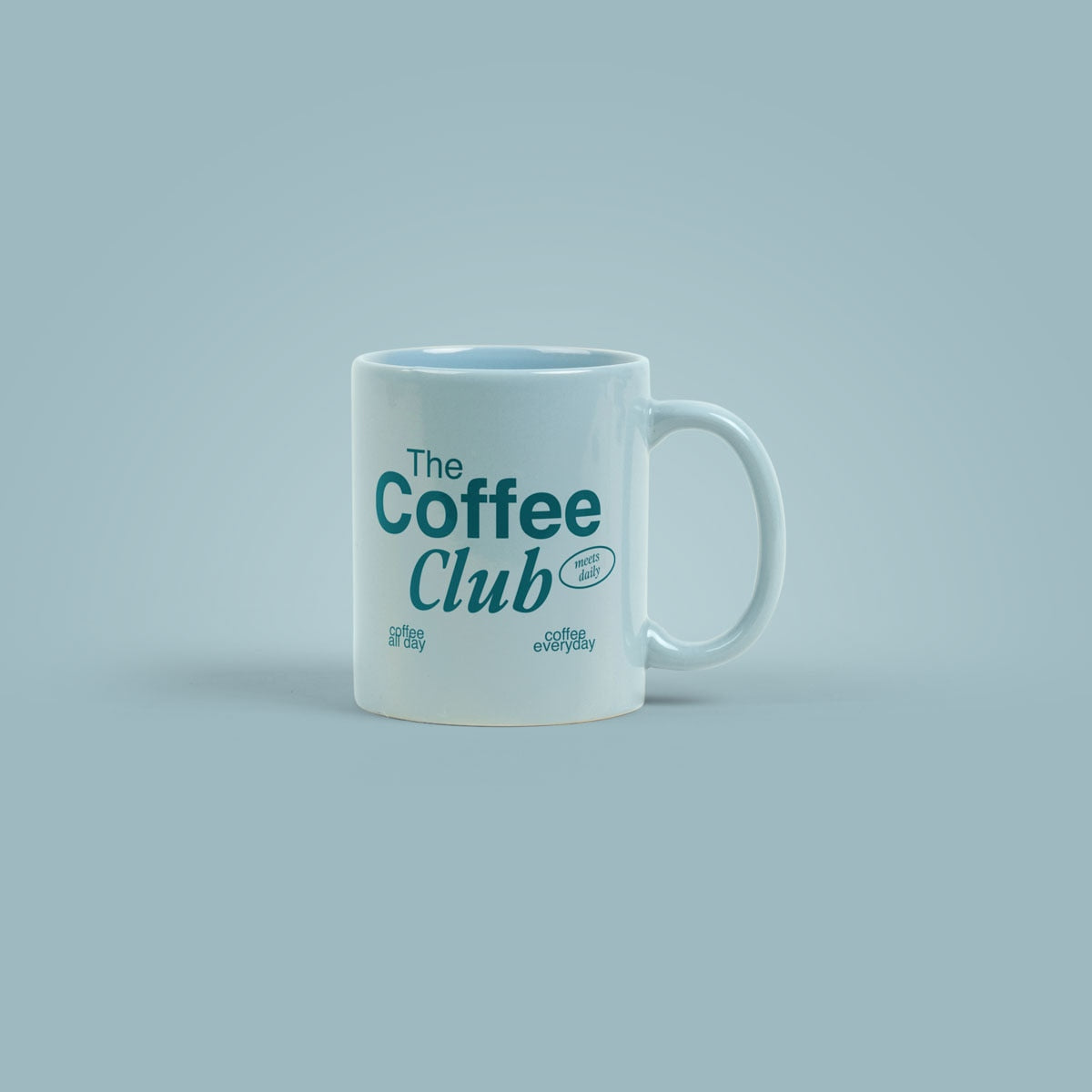 Simple Ceramic Mug 11oz - Powder Blue