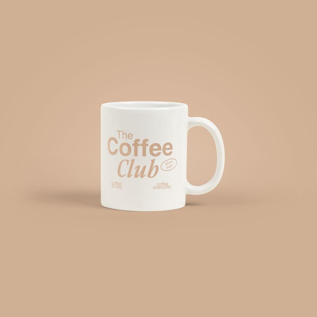 Simple Ceramic Mug 11oz - White
