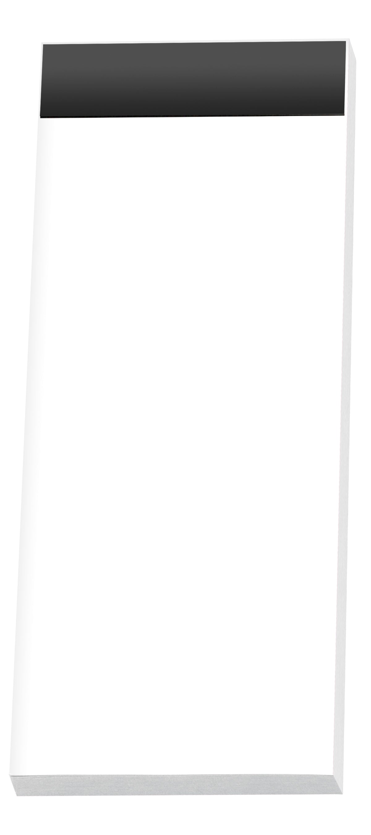 White Souvenir® Sticky Note™ 3" x 8" Pad with Magnet, 25 sheet plain